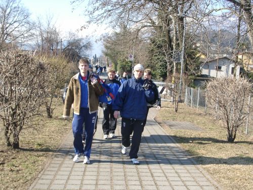 Trainingslager 2005 der 1.Mannschaft im Tessin